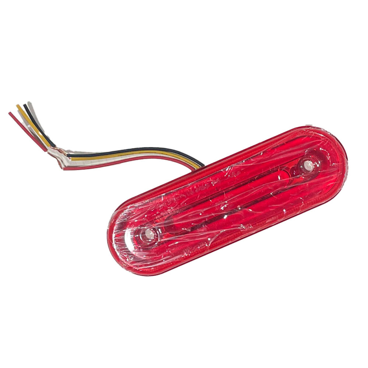 FAROL - LATERAL OVALADO 12-24V ROJO - 