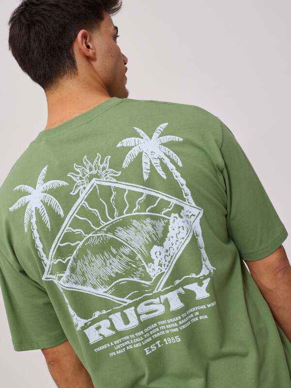 T-SHIRT LYSANDER RUSTY Verde