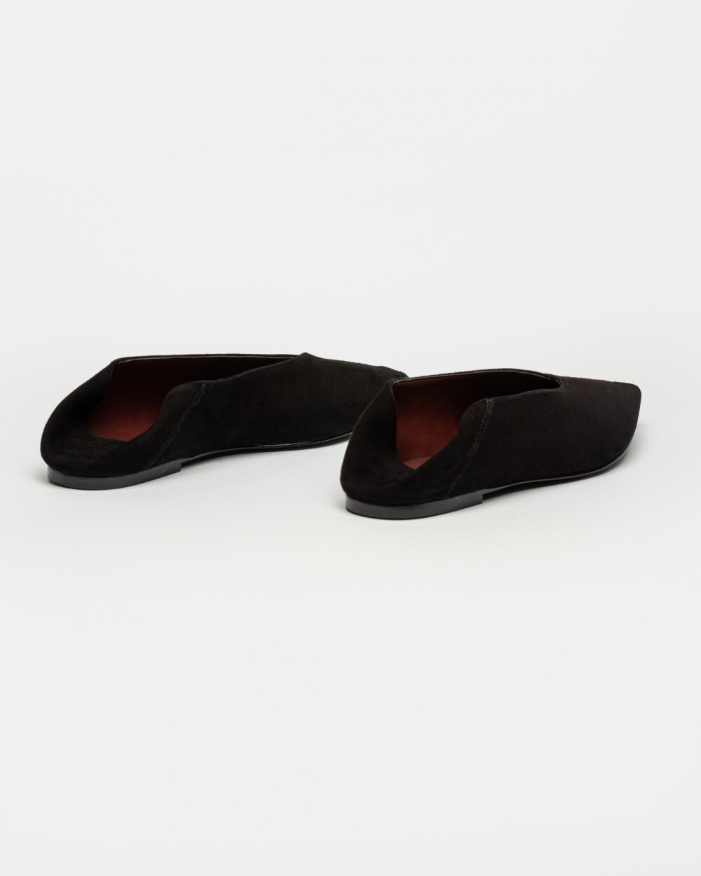 Ballerina Berta En Cuero Nobuk Negro
