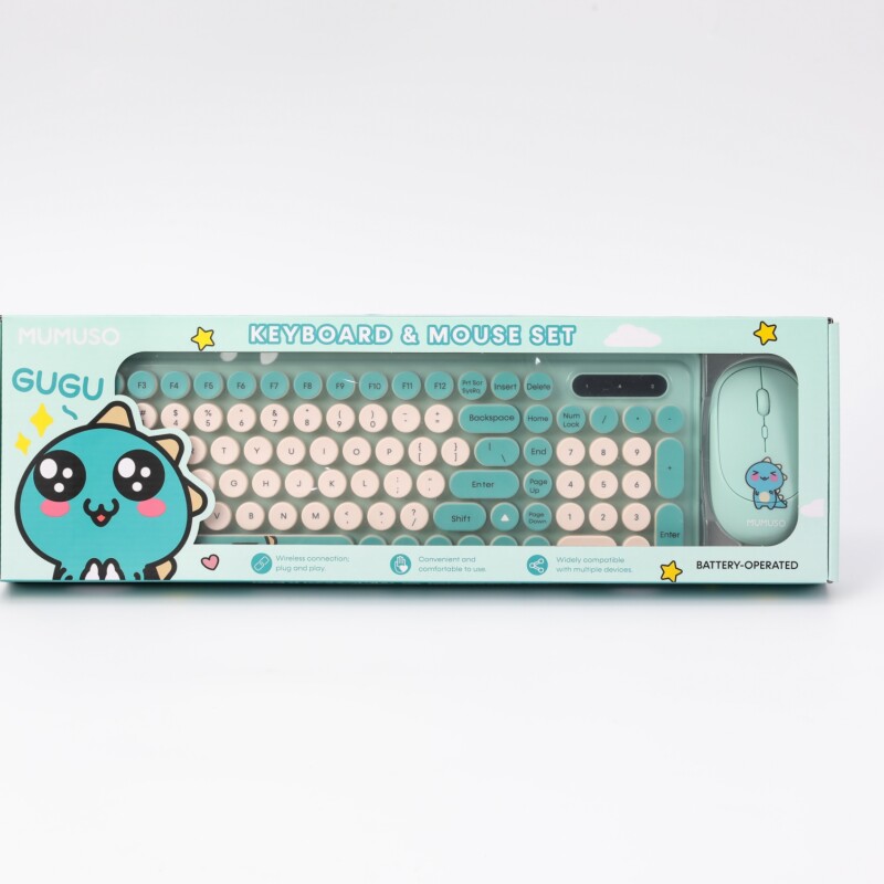 JUEGO DE TECLADO Y RATÓN GUGU (A PILAS) JUEGO DE TECLADO Y RATÓN GUGU (A PILAS)