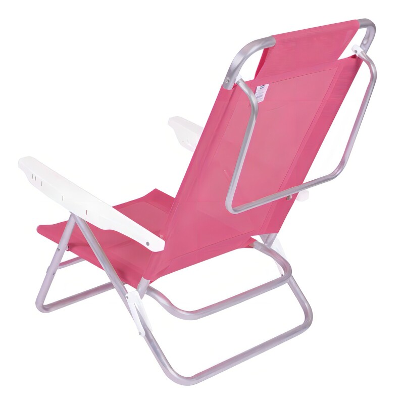 Reposera Silla Playa Reposera Aluminio Mor Summer - Color Rosa 6 Posiiciones Reposera Silla Playa Reposera Aluminio Mor Summer - Color Rosa 6 Posiiciones