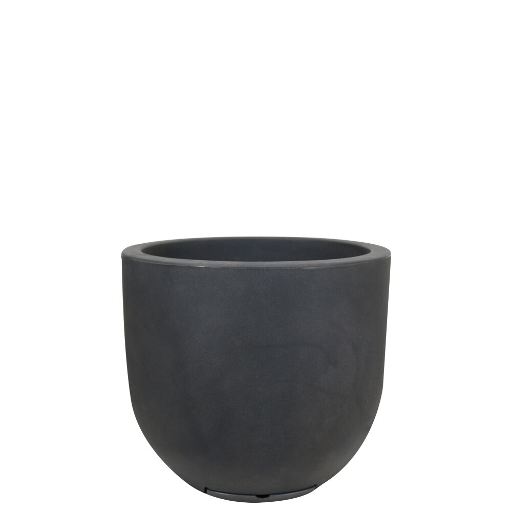 MACETA PLASTICO GRIS 27L