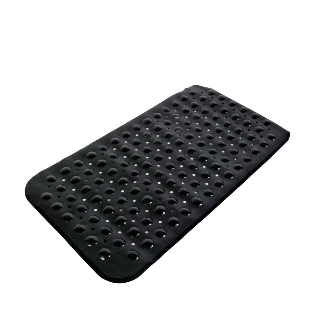 ALFOMBRA PLAST NEGRA P/BAÑO 38X70CM 