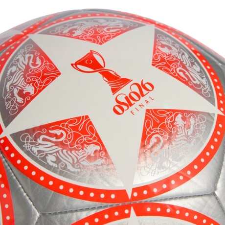 Pelota adidas UEFA Champions League Club 26 Silver Red