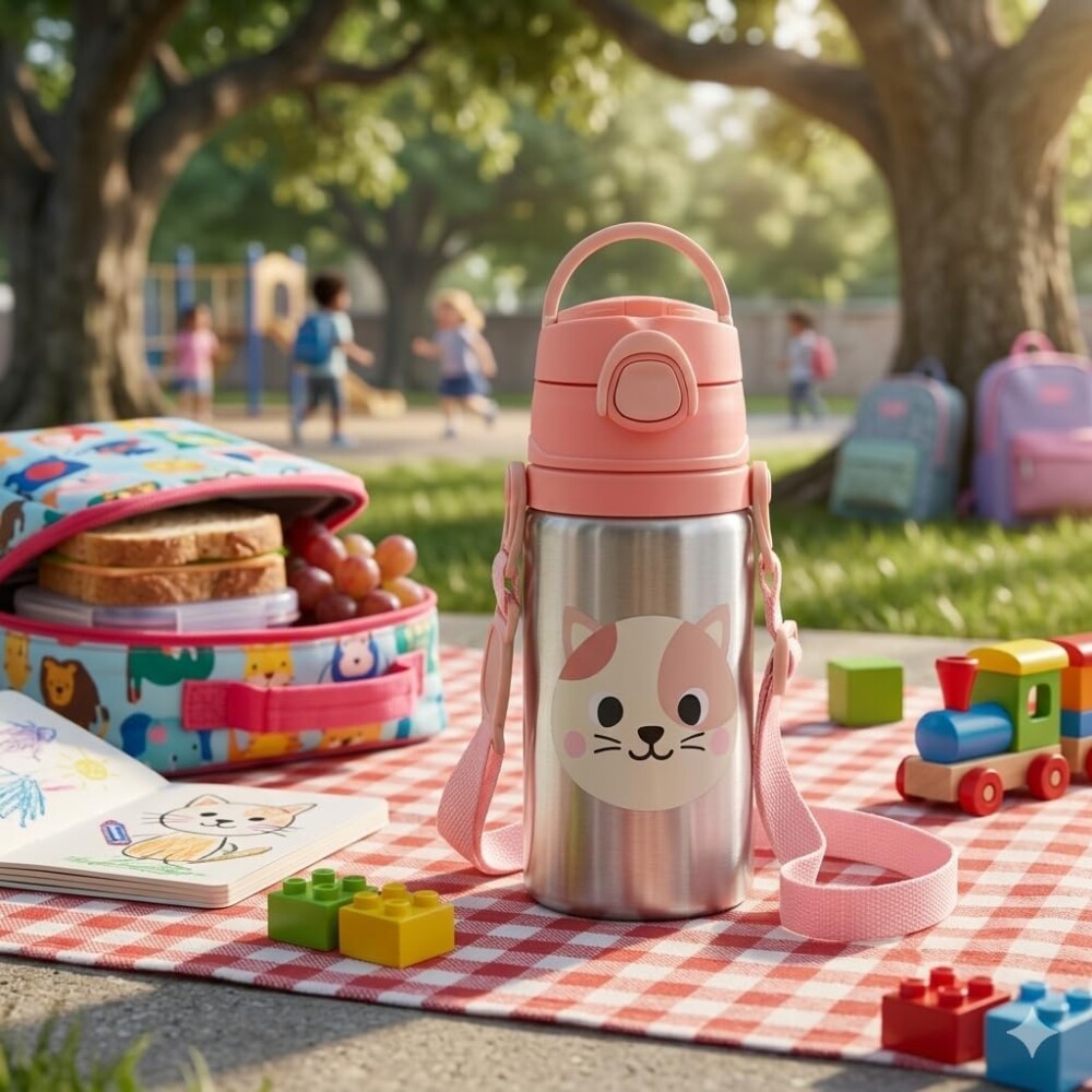 Vaso metal BUBA personajes gatita