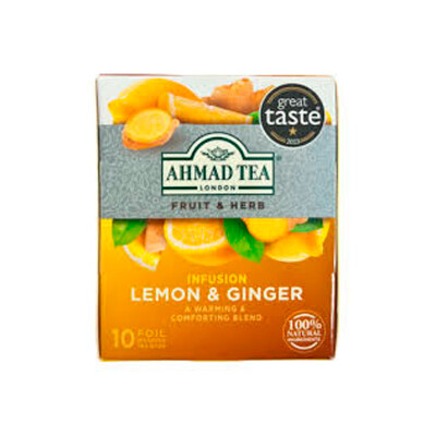 Te lemon y ginger x10 Ahmad Te Lemon Y Ginger X10 Ahmad
