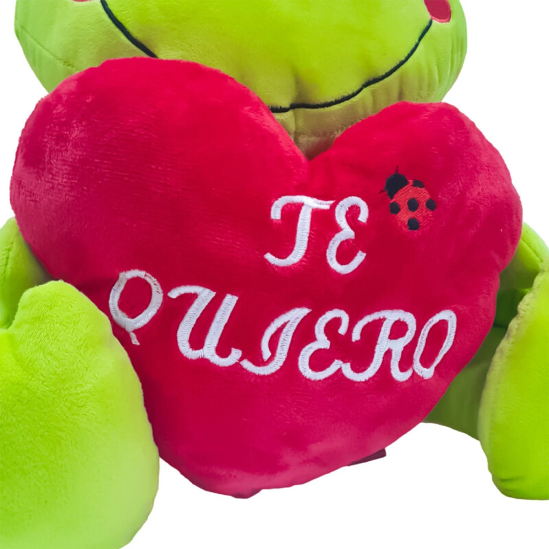 Peluche Rana Phi Phi Toys Con Corazón Te Quiero 35cm Peluche Rana Phi Phi Toys Con Corazón Te Quiero 35cm