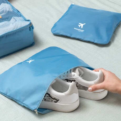 SET ORGANIZADOR 6PCS POLIESTER AZUL V0103062