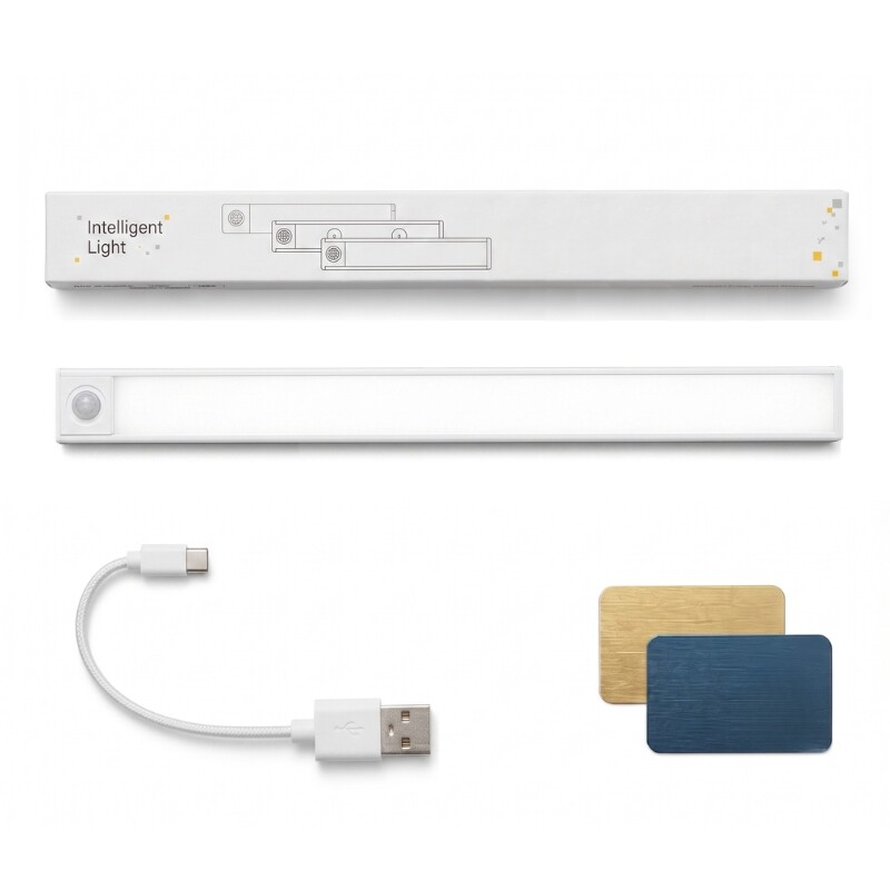 ARTEFACTO RECARGABLE MORAIS CON SENSOR DE MOVIMIENTO 80CM Lámpara Recargable Con Sensor De Movimiento Morais 80CM CCT Blanco