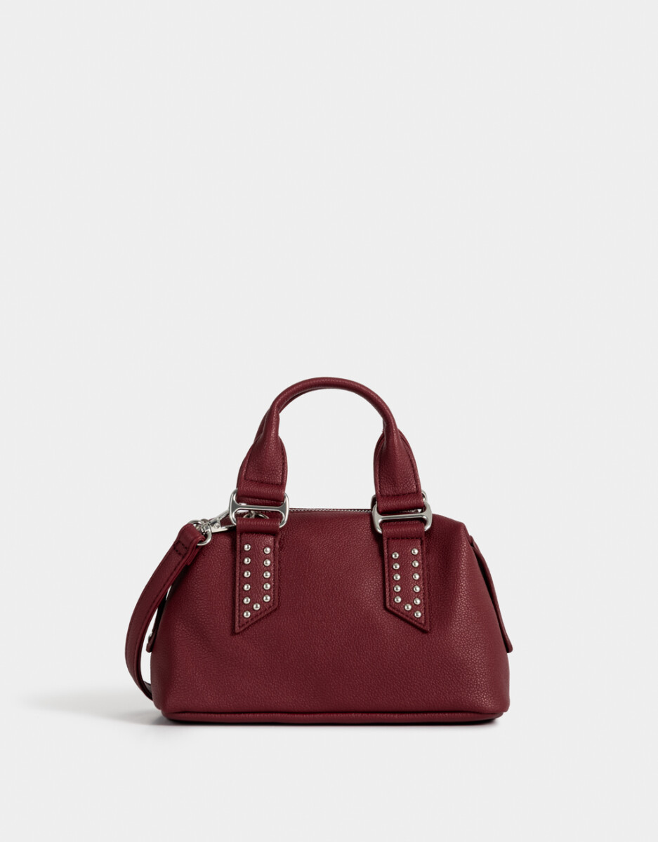 Cartera Bowling Con Tachas 