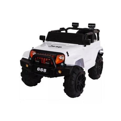 Jeep a batería para Niños Blanco