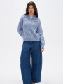 Cardigan Nerua Celeste Grisaceo