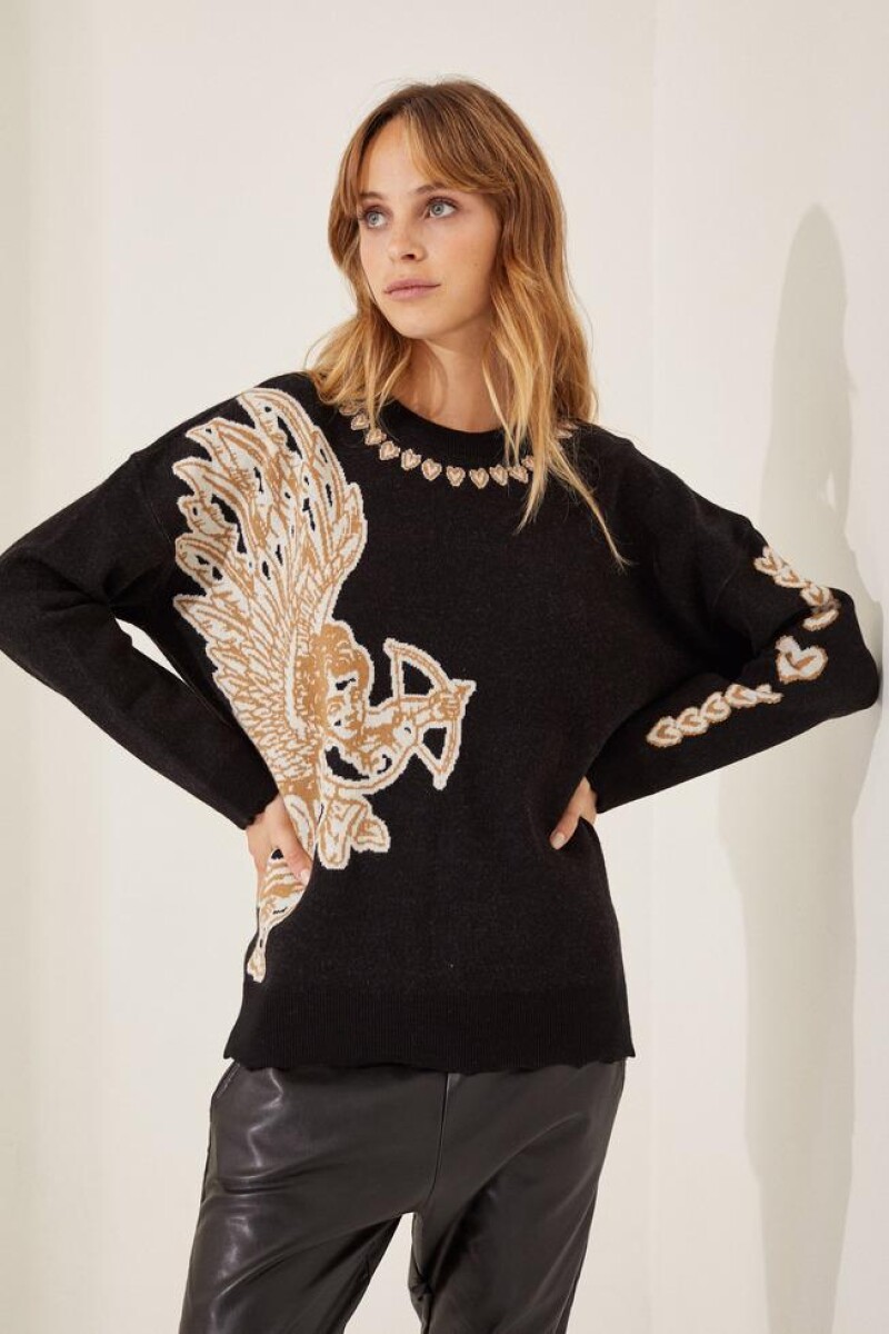 SWEATER CUPID - NEGRO 