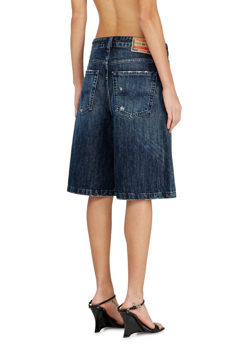 Short Para Mujer De-Sire-Short Short Azul Oscuro