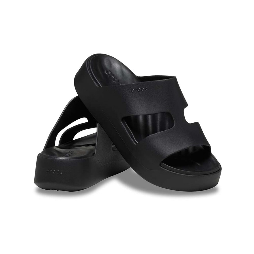 Sandalias Crocs Getaway Platform H-Strap W Mujer Black