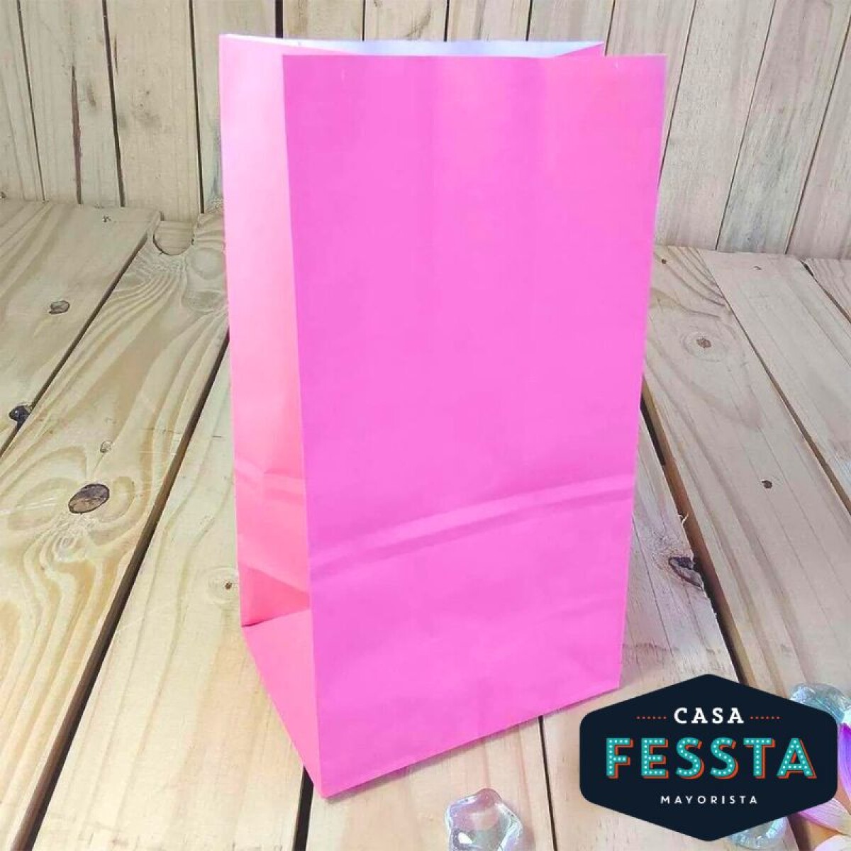Bolsa de Sorpresita de Papel x10 Fessta - Rosado 