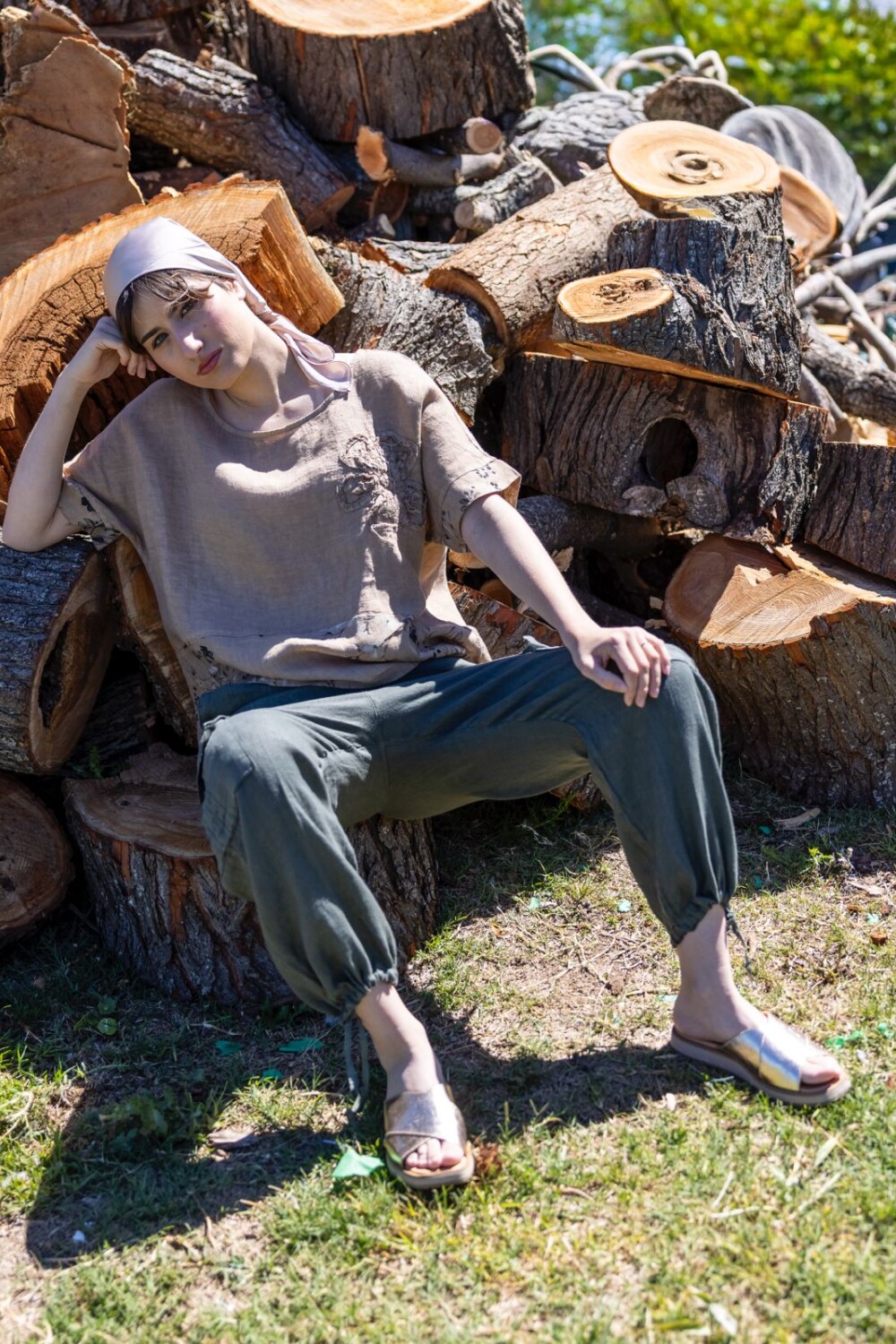 PANTALON LINO ENCINA BLANCO