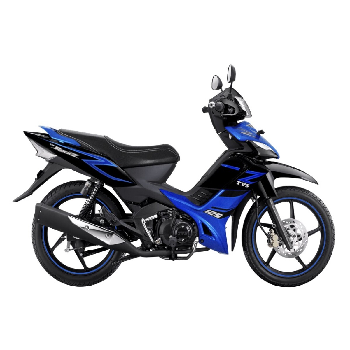 TVS Rock Z 125 - Negro/Azul - Reserva 