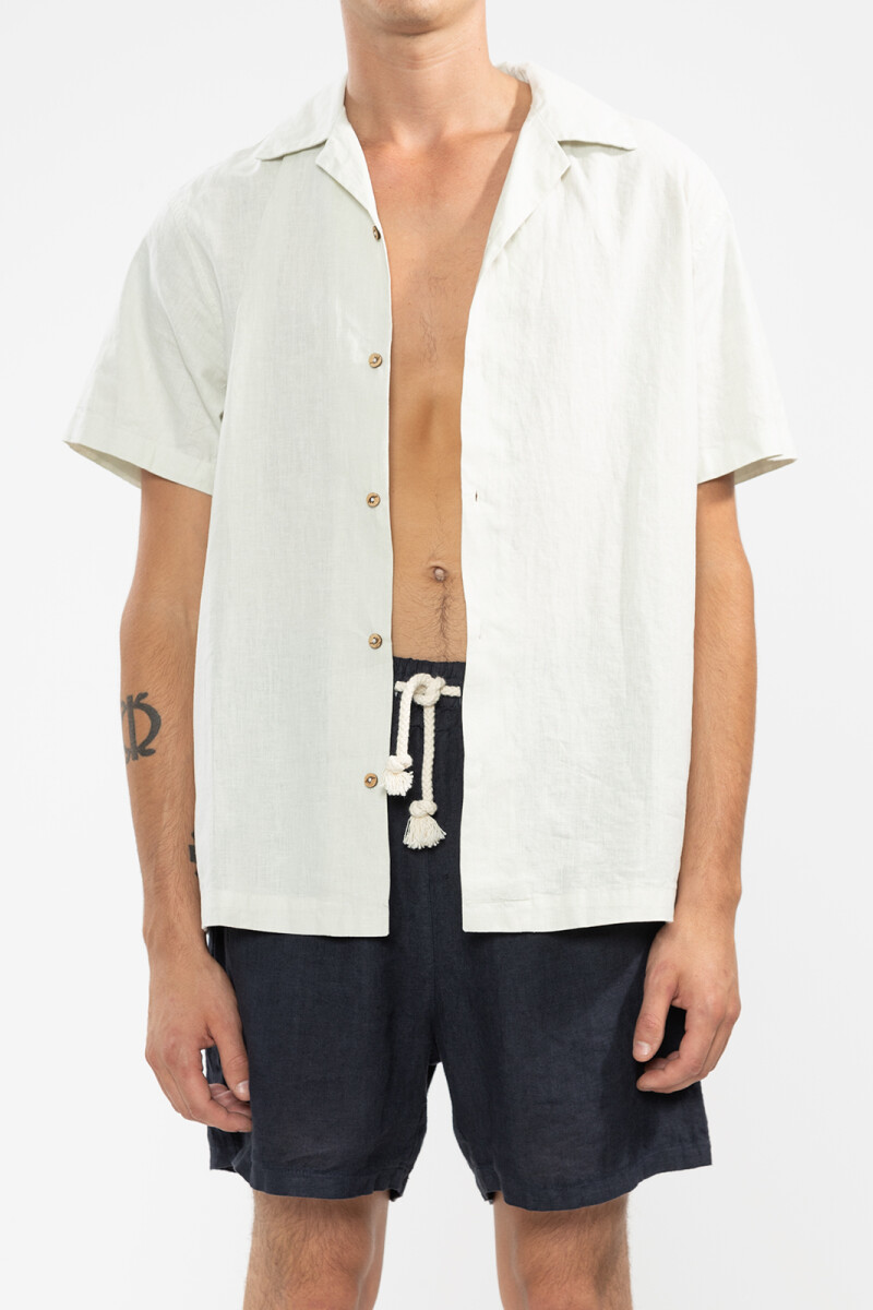 PREMIUM LINEN SHORTS Navy