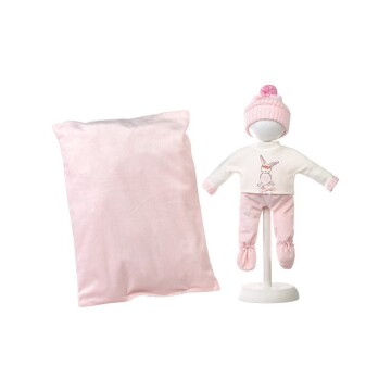 Conjunto Dormir Muñecas Llorens 35cm Set Pijama Almohadon Variante Modelo Vestido