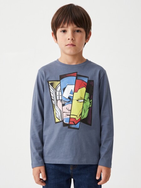 REMERA AVENGERS AZUL OSCURO