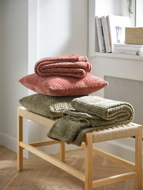 Manta throw ROSENVIAL 130x160 verde Manta throw ROSENVIAL 130x160 verde