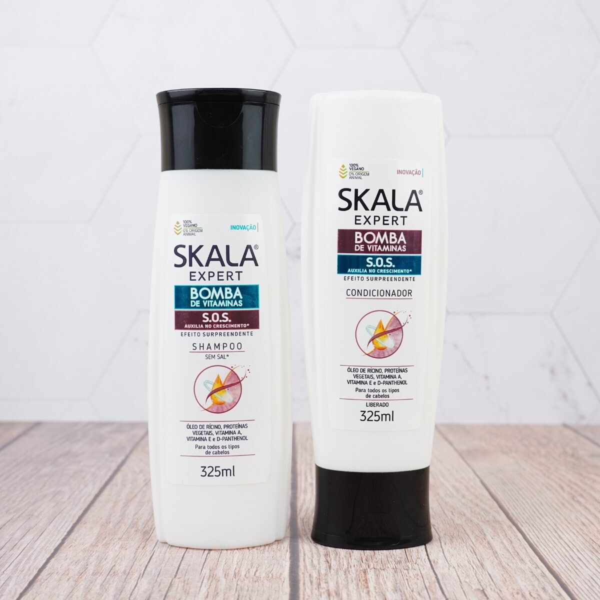 Pack shampoo + acondicionador Skala bomba de vitaminas 