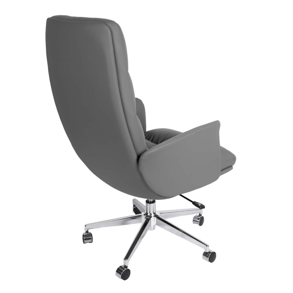 SILLA DE OFICINA GERENCIAL MALLA GRIS DEMOS