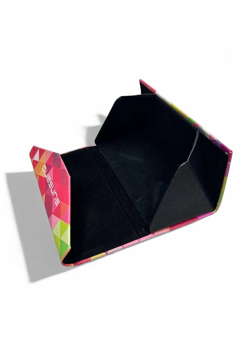 ESTUCHE PARA LENTES RIGIDO PLEGABLE Salmon