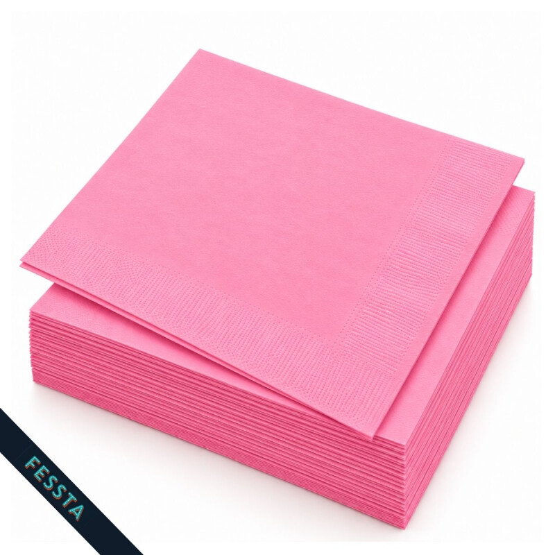 Servilleta Descartable Fessta Lisa x20 Und Rosado