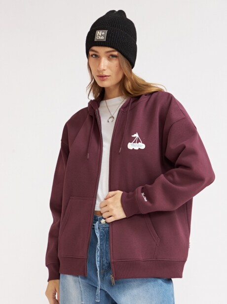 CAMPERA CHERRY BORDO