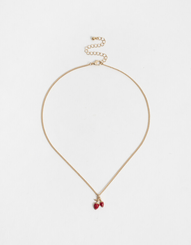 Cadena Corta con Dije Frutas Cadena Corta Con Dije - Dorado