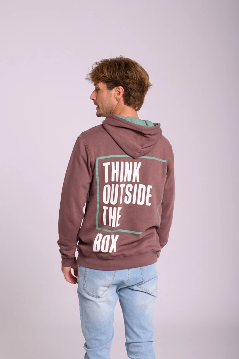 Buzo Hombre Cang.Alg.C/Fepl.C/Estam.Canva S-XXL - Bordo 