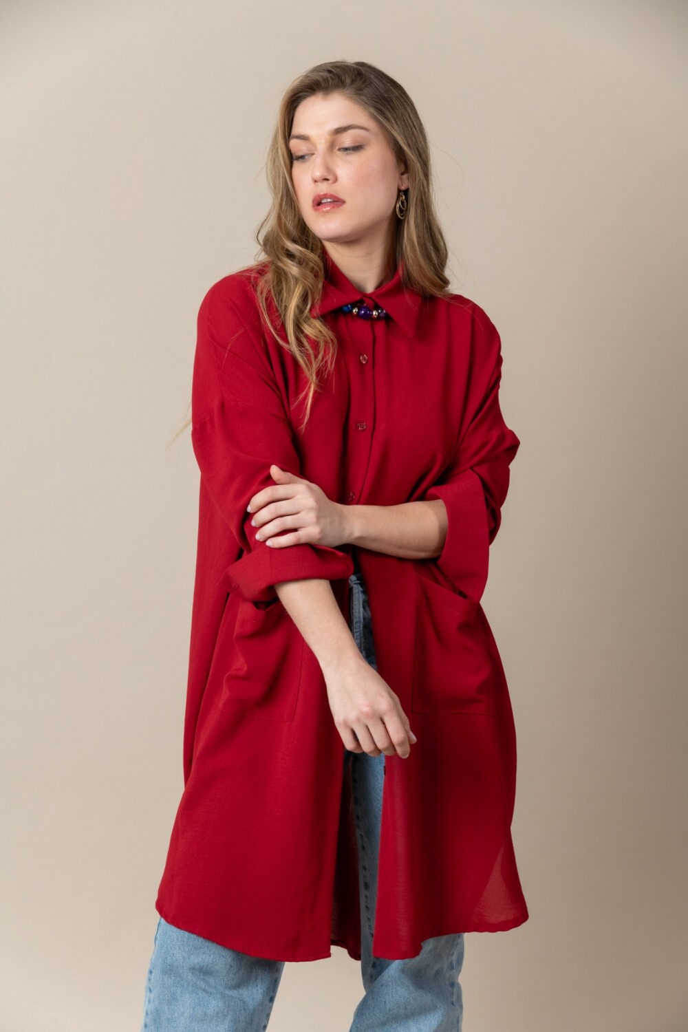 CAMISA SAIOA Bordeau
