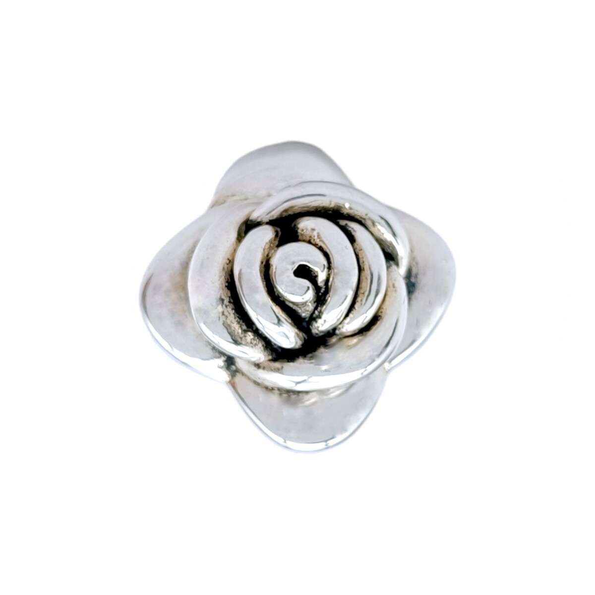 Anillo Flor-Plata 925 Inflada-Sin Piedra-AN3036 - sinpiedra 