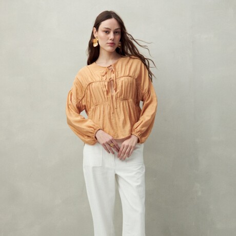 BLUSA BENNI Caramelo