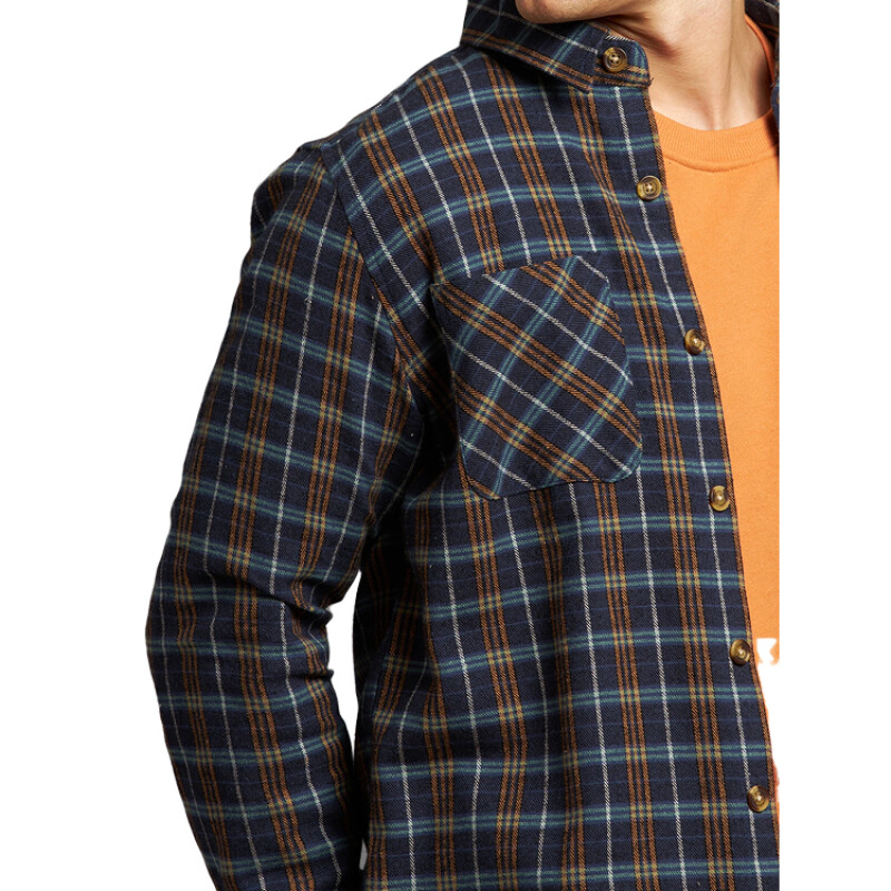 Camisa ML Rusty Abelio - Azul Camisa ML Rusty Abelio - Azul