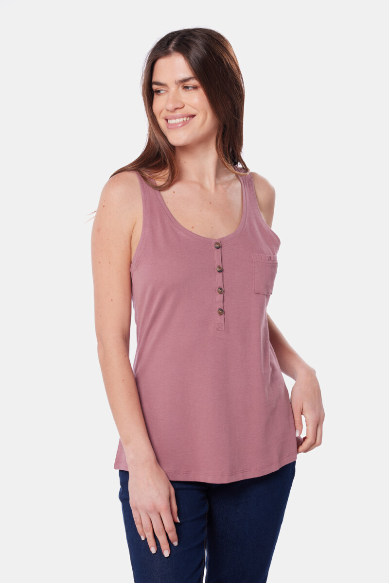 MUSCULOSA LISA - Rosado 