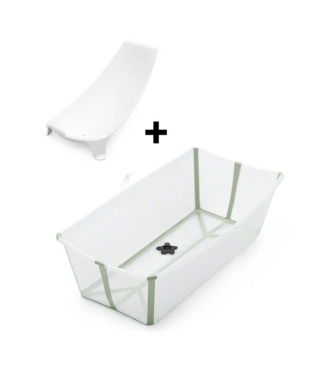 Baño Stokke flexibath set c reposera - transparente verde 