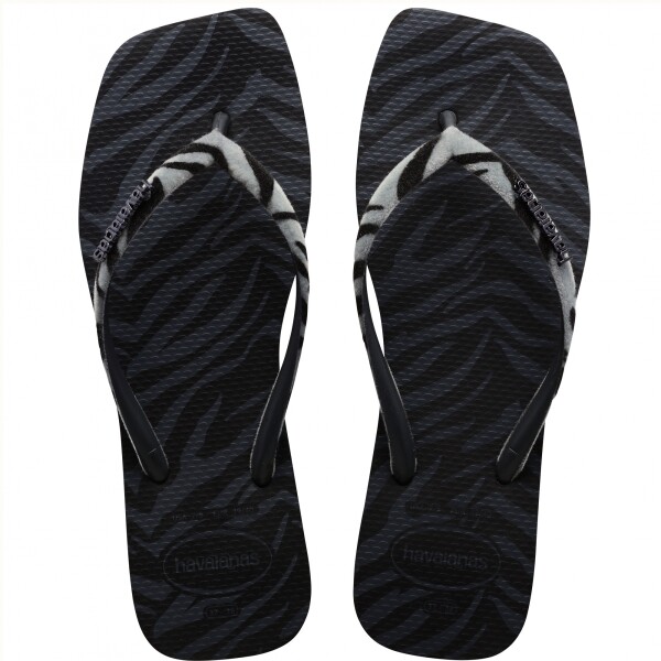 Sandalias de Mujer Havaianas Slim Square Negro