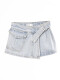 SHORT FALDA CARGO CELESTE