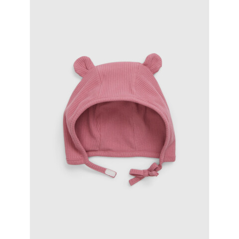 FF BONNET BEAR HAT ROSETTA