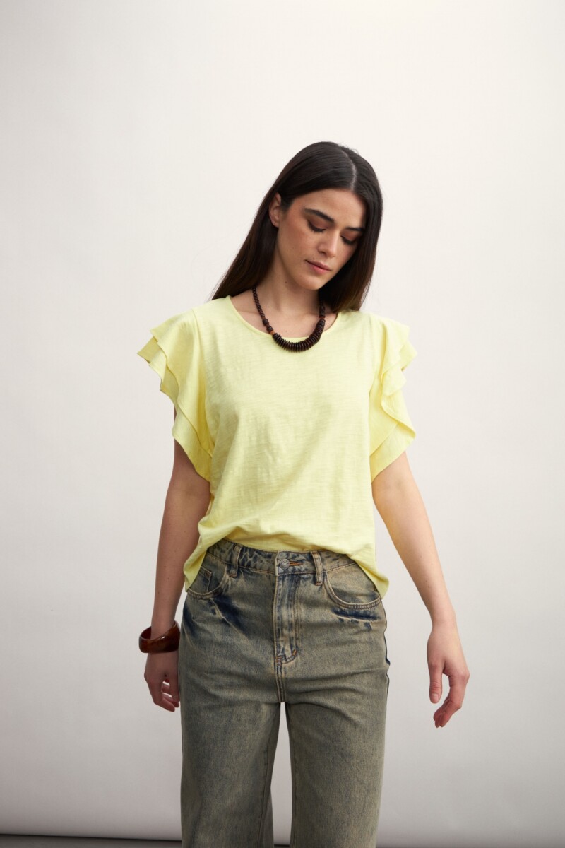 Remera Gala - Amarillo 