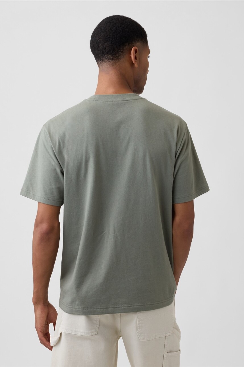 Remera Gráfico Hombre Mesculen Green