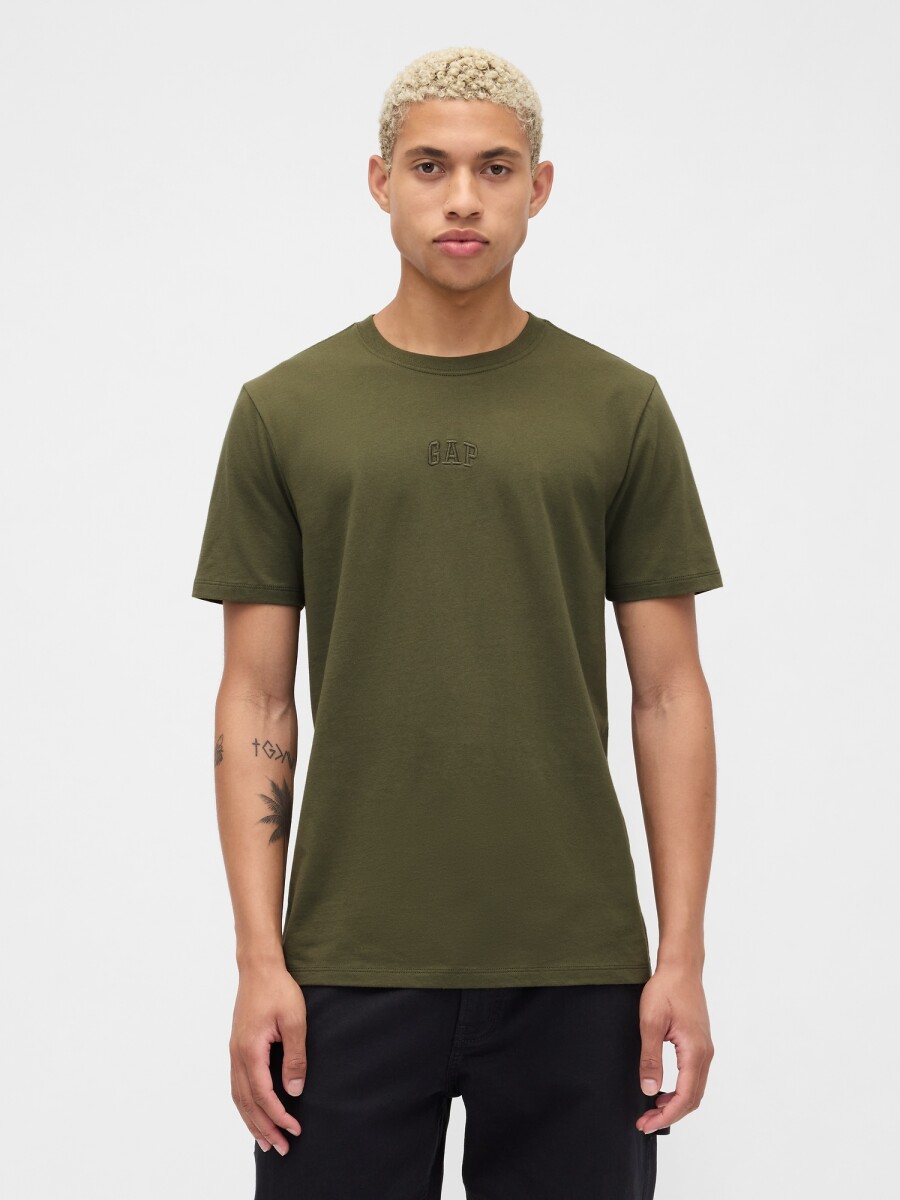 V-FRCH MINI LOGO TEE - ARMY JACKET GREEN 