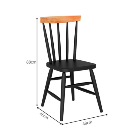 Silla Madera Udine Ebano