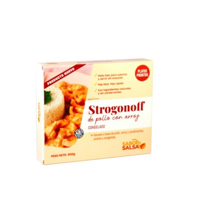 Strogonoff de pollo y arroz Sabor & Salsa - 500 gr Strogonoff de pollo y arroz Sabor & Salsa - 500 gr
