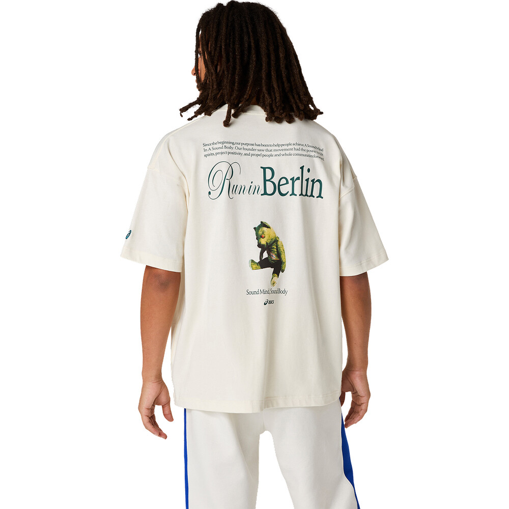 Polo Training Heritage Heavy Cotton Run City Tee Unisex Cream/berlin