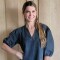 Blusa Margarita Denim Negro picado