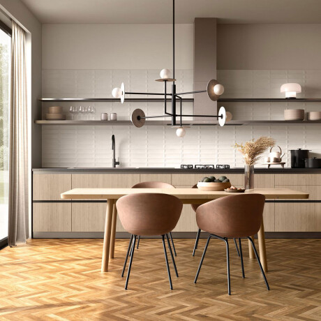 PORCELANATO MADERADO RECTIFICADO MATE BEIGE 5X30 CM GAMAS DE BEIGE